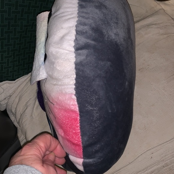 Rainbow Kitty Throw Plush Pillow Kids Cat snapchat filter - Picture 6 of 10